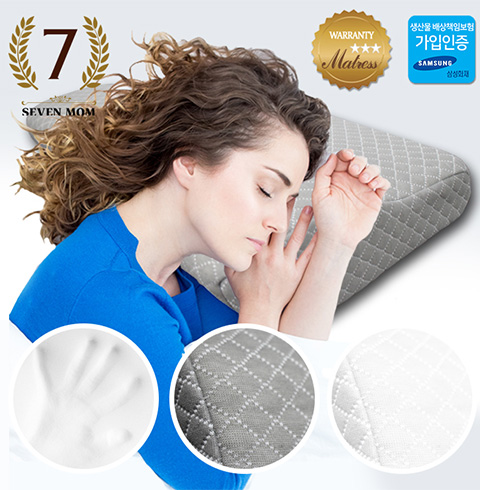 [SEVEN MOM] 3D 경추 목편한 메모리폼 베개