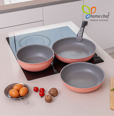 [홈셰프]파르페 IH핑크 인덕션 매직핸즈4PCS(hc0504p)