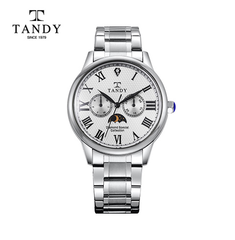 탠디다이아몬드 썬앤문 메탈손목시계 DIA-3920 WH
