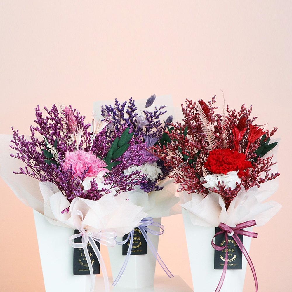 프리저브드 카네이션 퍼퓸 플라워 