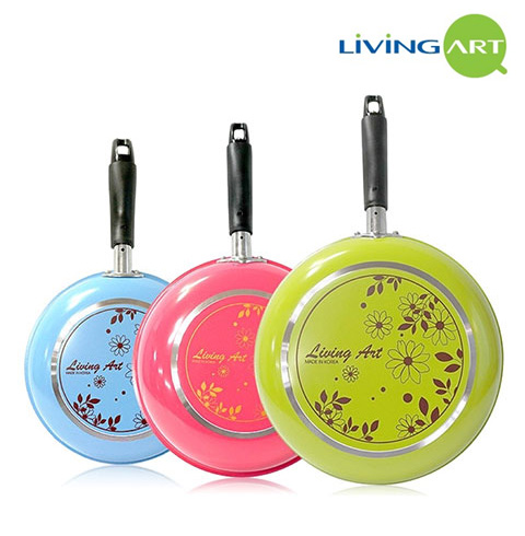 [리빙아트]플라워  다이아몬드후라이팬3종세트