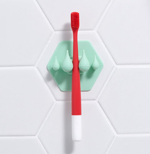 월스테이 물방울 칫솔 걸이, 윙 면도기, 보관함 실리콘 흡착식