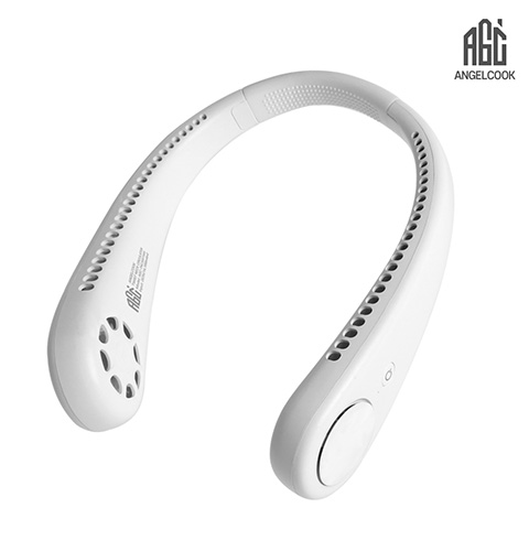 엔젤쿡 무선 트위스트 BLDC넥밴드 선풍기 