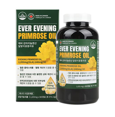 에버 감마리놀렌산 달맞이꽃종자유 1,025 mg x 365캡슐식물성 혈관건강