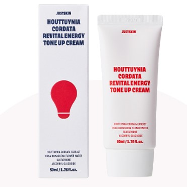 저스트비미 어성초 리바이탈 에너지 톤 업 크림 50ml 미백 진정 수분 미백크림