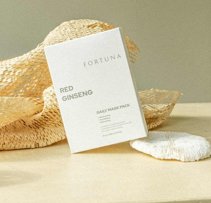 포투나 데일리 마스크팩 -레드진생 10ea