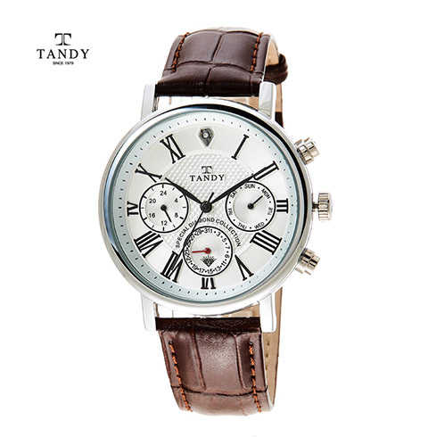탠디 프린스 다이아몬드 가죽 DIA-1901 BR(화이트 브라운)