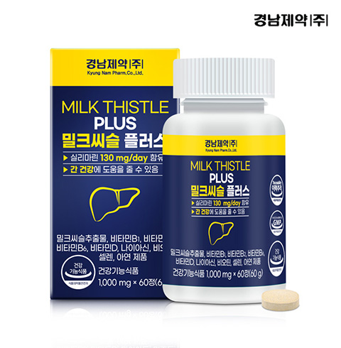 경남 밀크씨슬 플러스 1,000mg x 60정