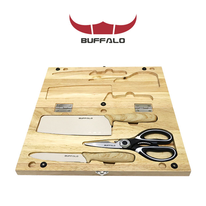 [버팔로] 폴딩도마 4종 칼가위세트 DCG0002