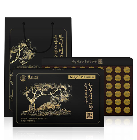 충북인삼농협 왕실영묘향 홍삼침향단 3.75g x 60환(225g) 