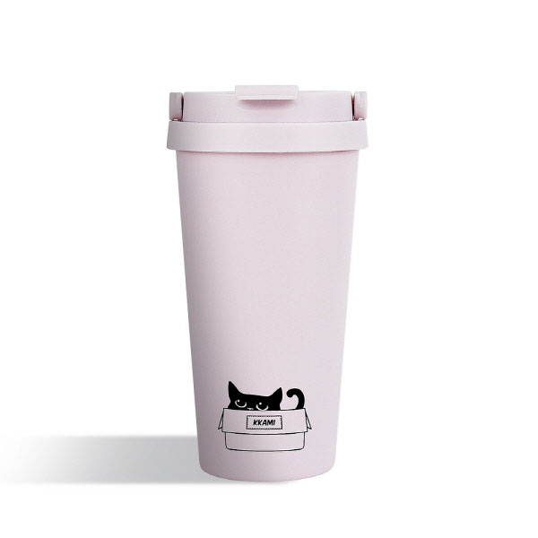 [쿠비녹스] 까미 커피 텀블러 (파스텔핑크) CO-69-03