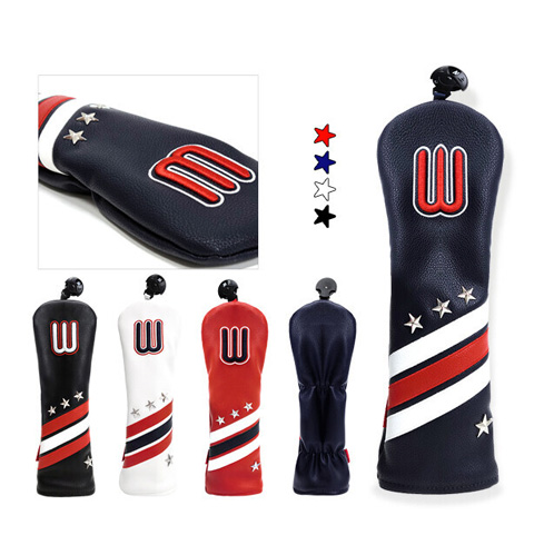 [스타] 페어웨이 우드 커버 (블랙, 화이트, 네이비, 레드 택1) 