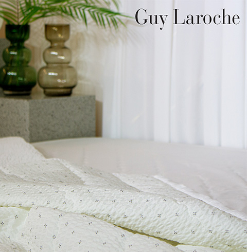 [Guy Laroche] 크림시어서커 이불단품 Q