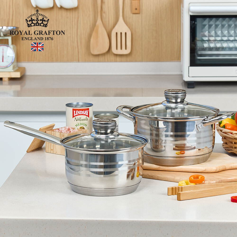 [로얄그래프톤] 루시 IH 스텐냄비 2종세트 RG1169			