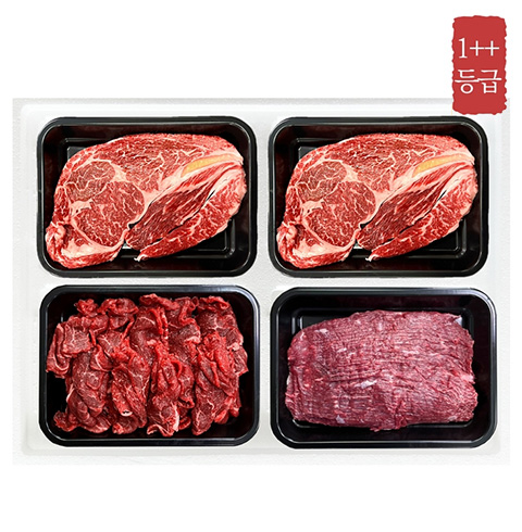 투뿔한우 선물세트 8호 (꽃등심300+꽃등심300+불고기300+국거리300)