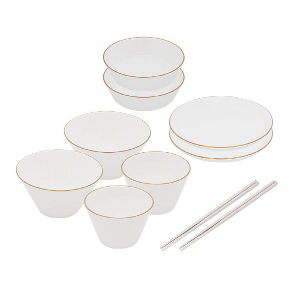 본차이나 뉴골드라인 8(10)p 반상기세트