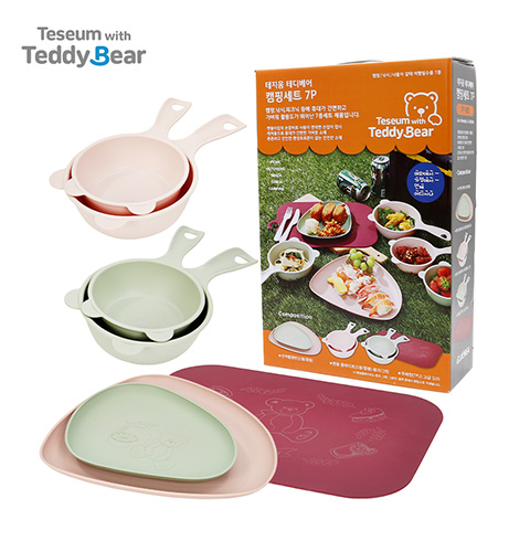 [테지움] 테디베어 캠핑세트 7P