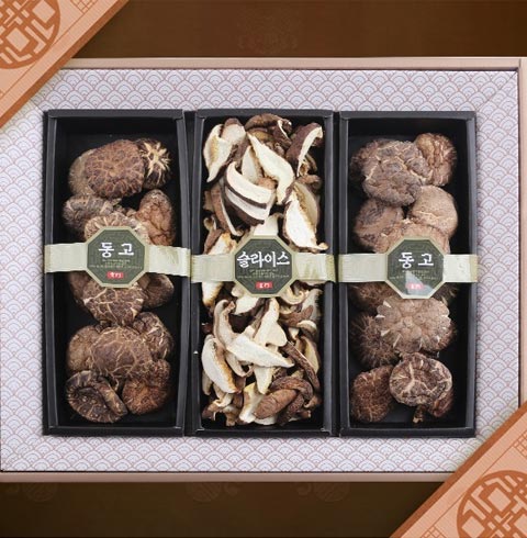 청도 표고선물세트1호 (건표고 동고80g*2+슬라이스표고100g)