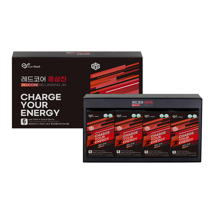[에버프레쉬x지오비] 레드코어 홍삼진 2개월분