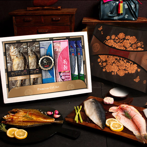 [애명작컬렉션] 대표수산(4종) 특선2호(찐보리굴비,갈치,옥돔,고등어)