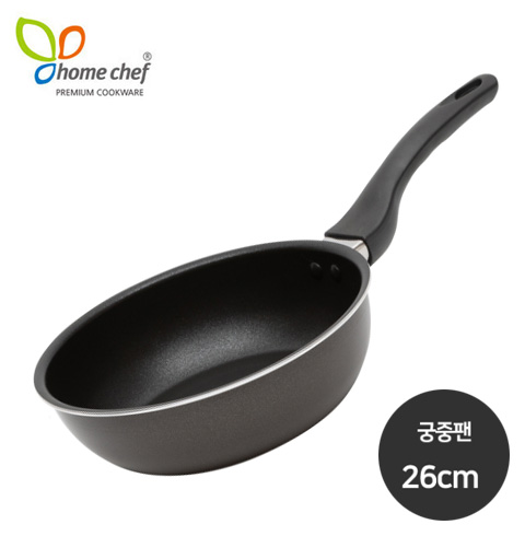 [홈셰프] IH블랙 인덕션 궁중팬 26cm