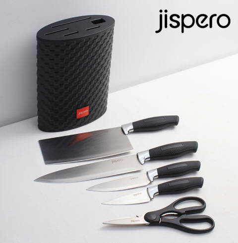 [JISPERO] 블랙엠보스 칼 6P세트