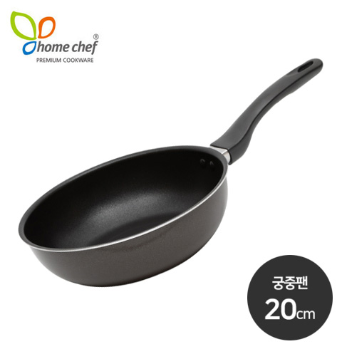[홈셰프] IH블랙 인덕션 궁중팬20cm