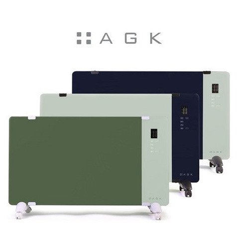 AGK 리처드 글래스 컨벡션 히터(올리브 or 민트그레이 or 네이비)