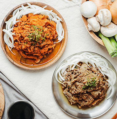 돈마씸 제주흑돼지 주물럭 500g 순한맛 매운맛 고추장맛