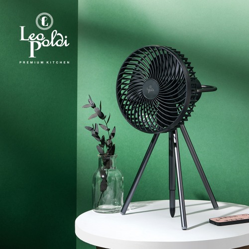[레오폴디] BLDC 캠핑용 선풍기 (블랙) VMK-K2PAN