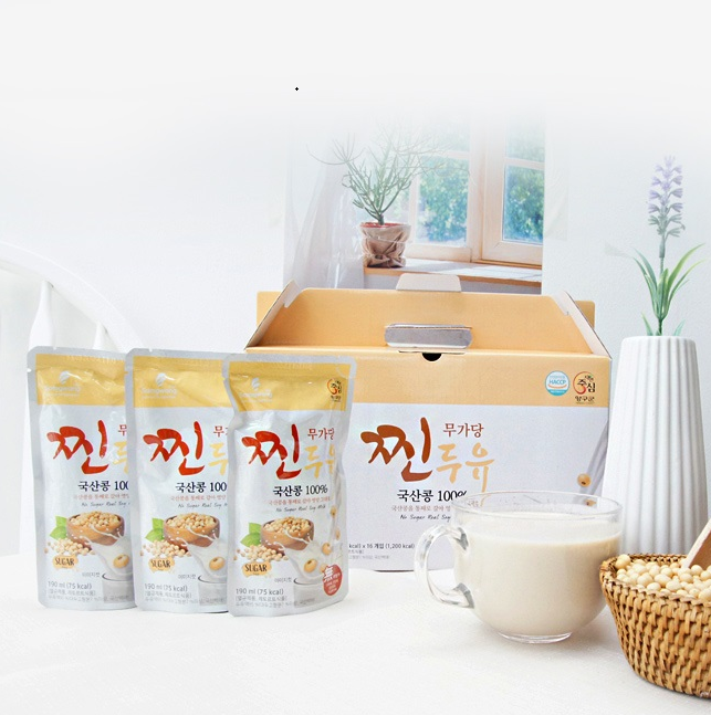 국산100% 무가당찐두유32팩