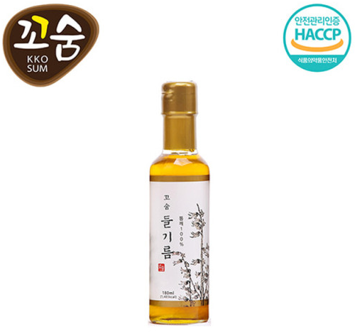 [꼬숨] 국산들기름180ml [원산지:국산]