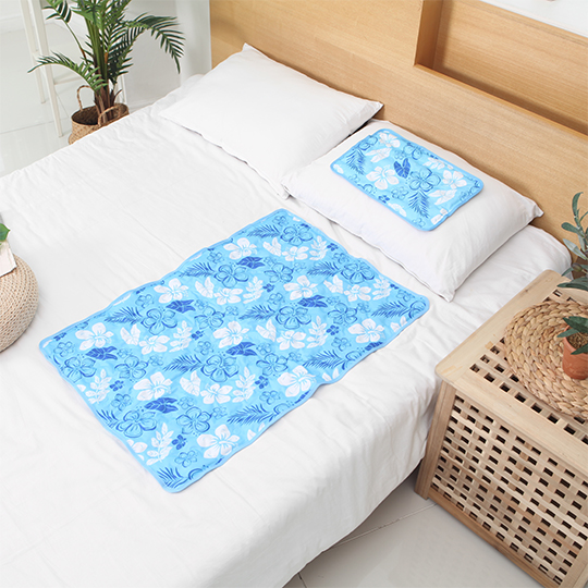 [메시앙] 프리미엄 비치아이스 쿨매트 싱글/더블 세트