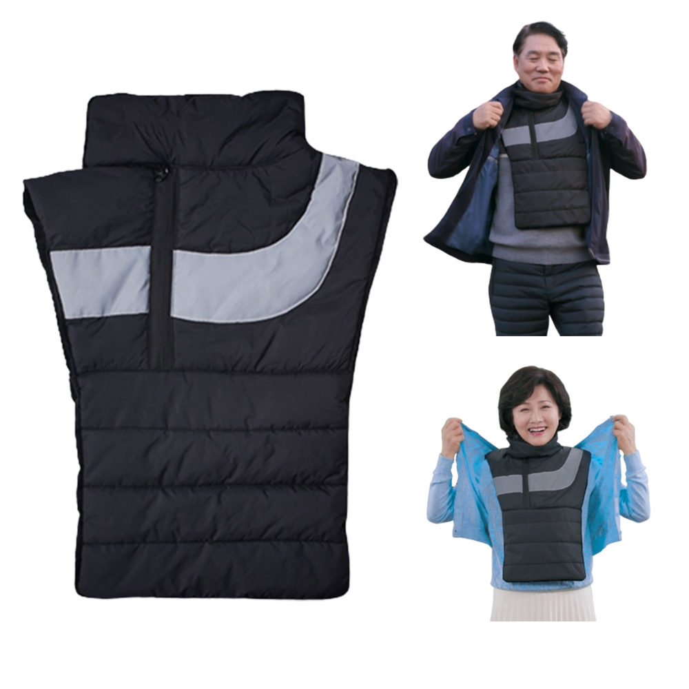 한파 올킬 토끼털 경량 넥 패딩 워머 (FREE)