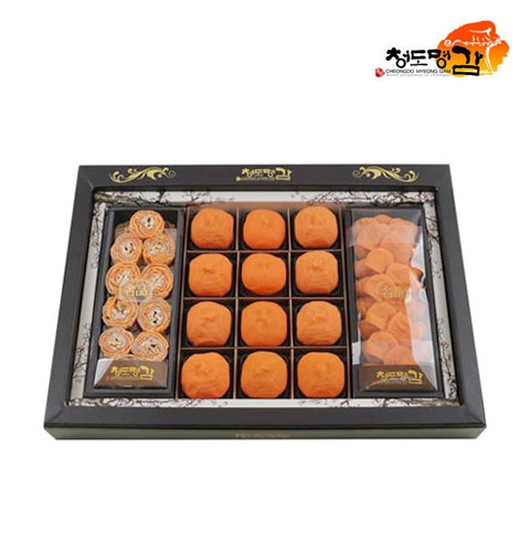 [청도명감] 말랭이 혼합세트1호 (반건시 90g내외*12ea+곶감대추말이+감말랭이 각500g)