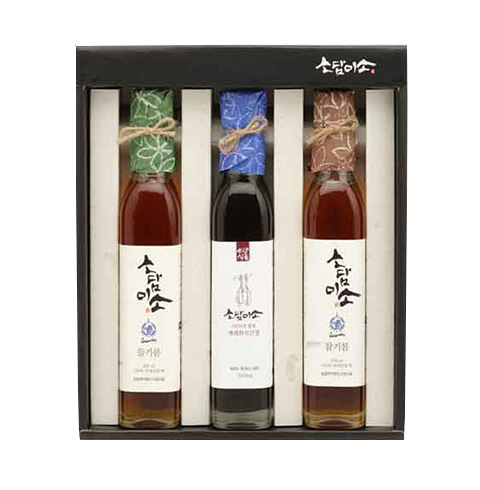 소담미소 좋은기름 3종세트 (참기름250ml+들기름250ml+한식간장250ml)