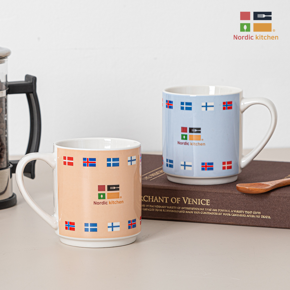 [노르딕키친] 레트로 머그 2P (NK3008)