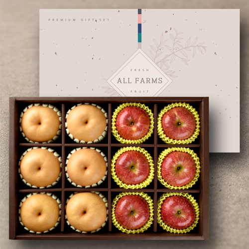 건해몽 프리미엄 사과 배 혼합세트6kg 사과6과+배6과