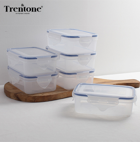 [트렌톤] 밀폐용기 이츠락 3호 6종 (500ml x 6개)