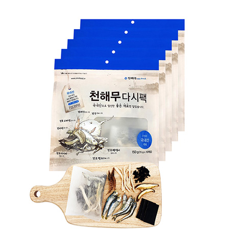 천해무 통원물 다시팩 50팩 (15g*10팩*5봉)
