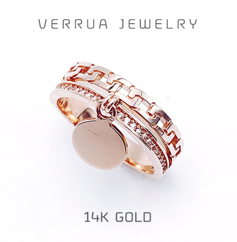 [베루아] 14K 베스티발 반지 (각인/주문제작)