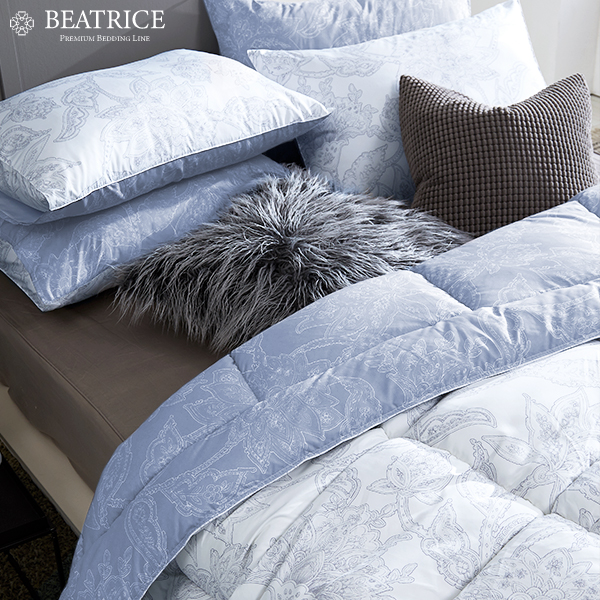 베아트리체 카프리 호주산 양모이불 1종 PBT-1025 퀸(Q) + 베개커버 2장 (그레이,블루 색상택일)