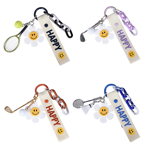 [리리스] 기분좋아지는 스마일 참 장식 (골프,테니스,베드민턴)