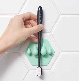 월스테이 물방울 칫솔 걸이, 윙 면도기, 보관함 실리콘 흡착식