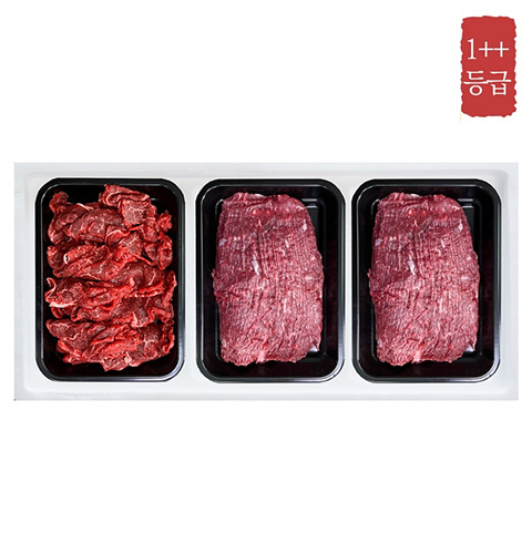 투뿔한우 선물세트 5호 (불고기500+국거리300+국거리300)