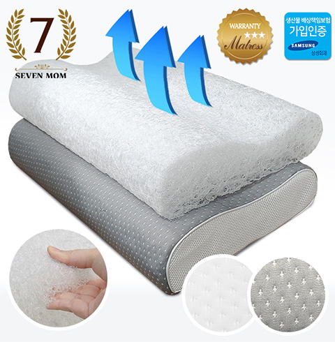 [SEVEN MOM] 에어 솔솔 베개 + 겉커버