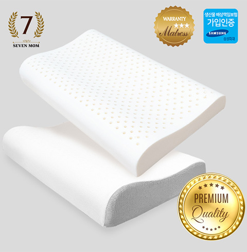 [SEVEN MOM] 천연라텍스 베개 표준형