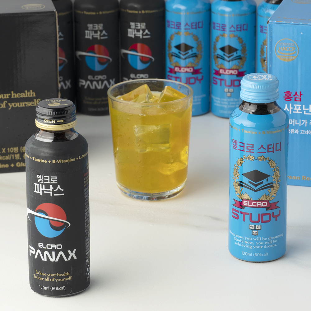 홍삼 사포닌을 마셔요! 에너지 건강 엘크로파낙스/학생용 엘크로스터디 (120ml x 10병)