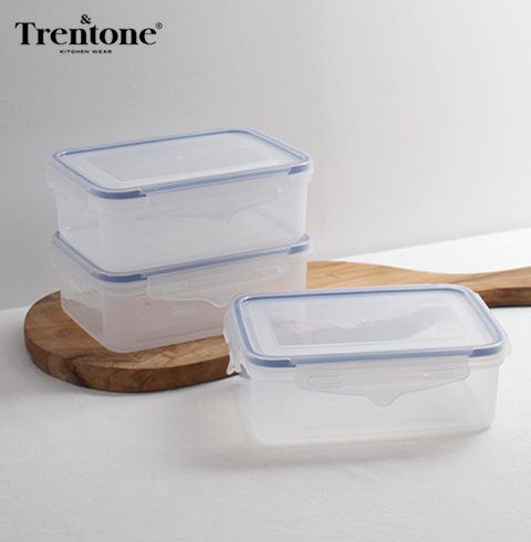[트렌톤] 밀폐용기 이츠락 1호 3종 (900ml x 3개)