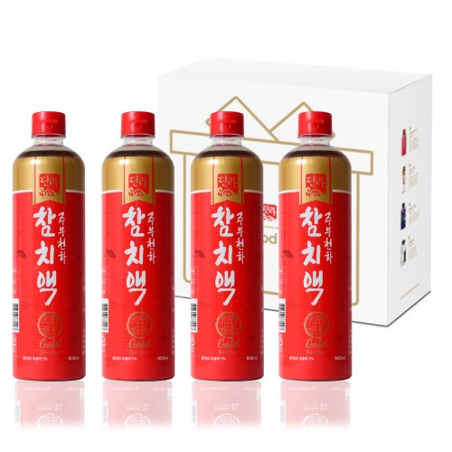 한라참치액 5호(참치액 세트) 참치액 0.9L(골드) x 4병